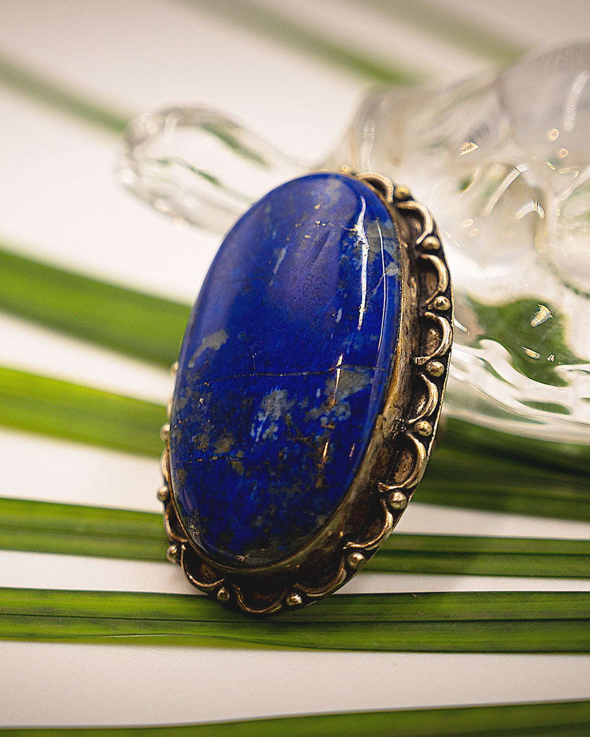 Lapis Lazuli Adjustable Ring