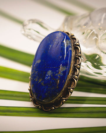 Lapis Lazuli Adjustable Ring