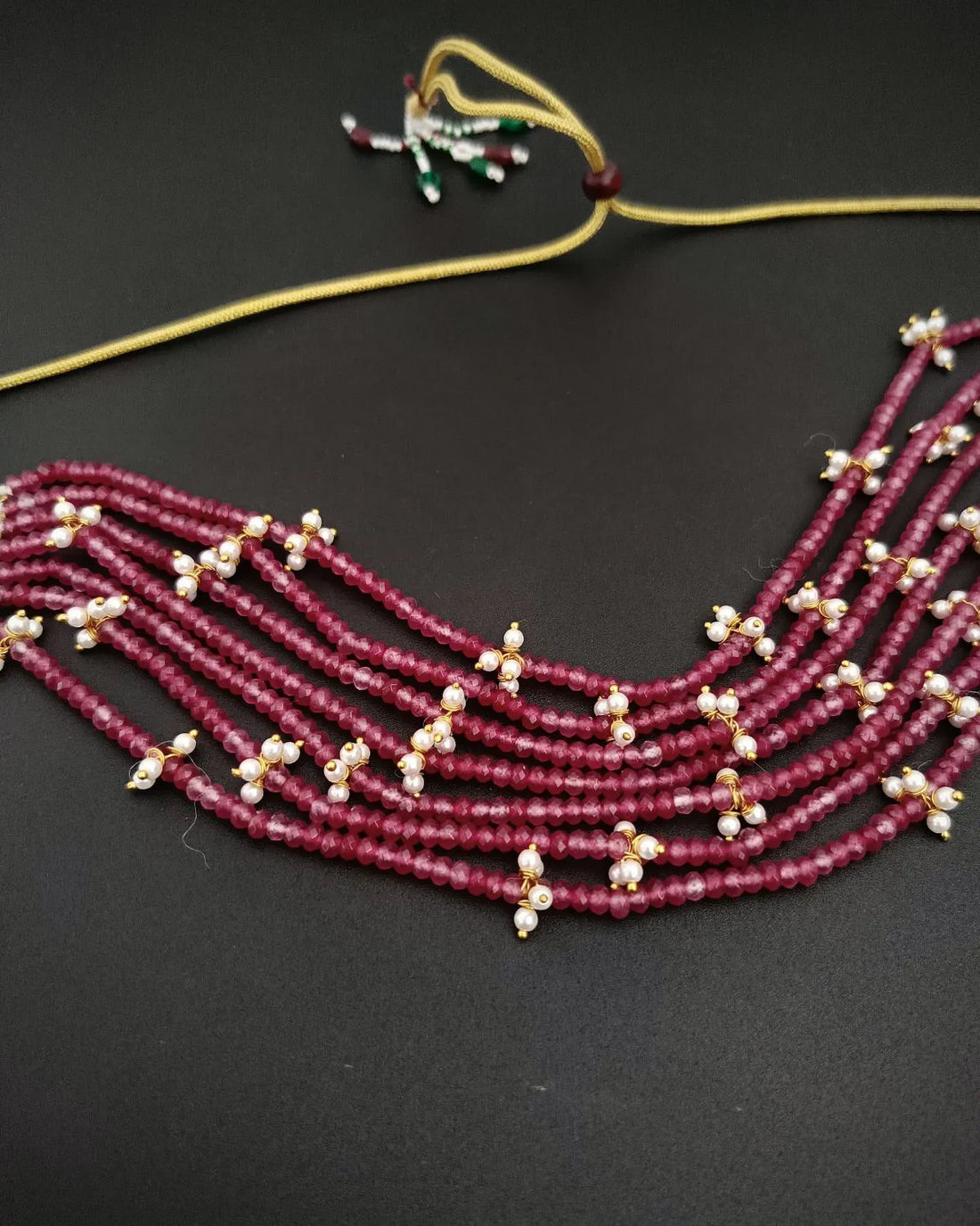 Jade Pearls Whisper Choker