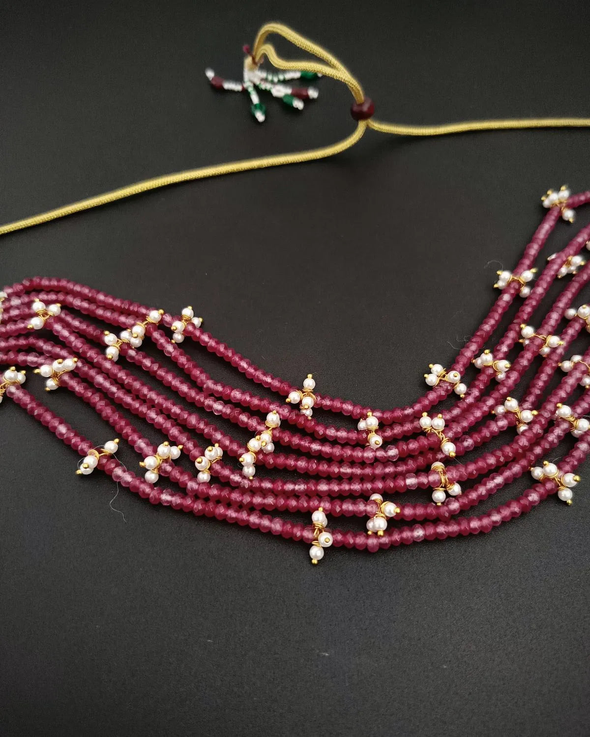 Jade Pearls Whisper Choker