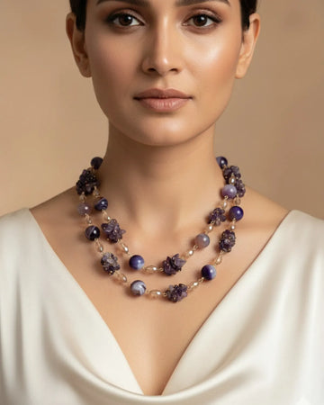 Amethyst Aura Necklace