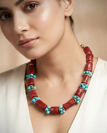 Dessert Oasis Coral Necklace