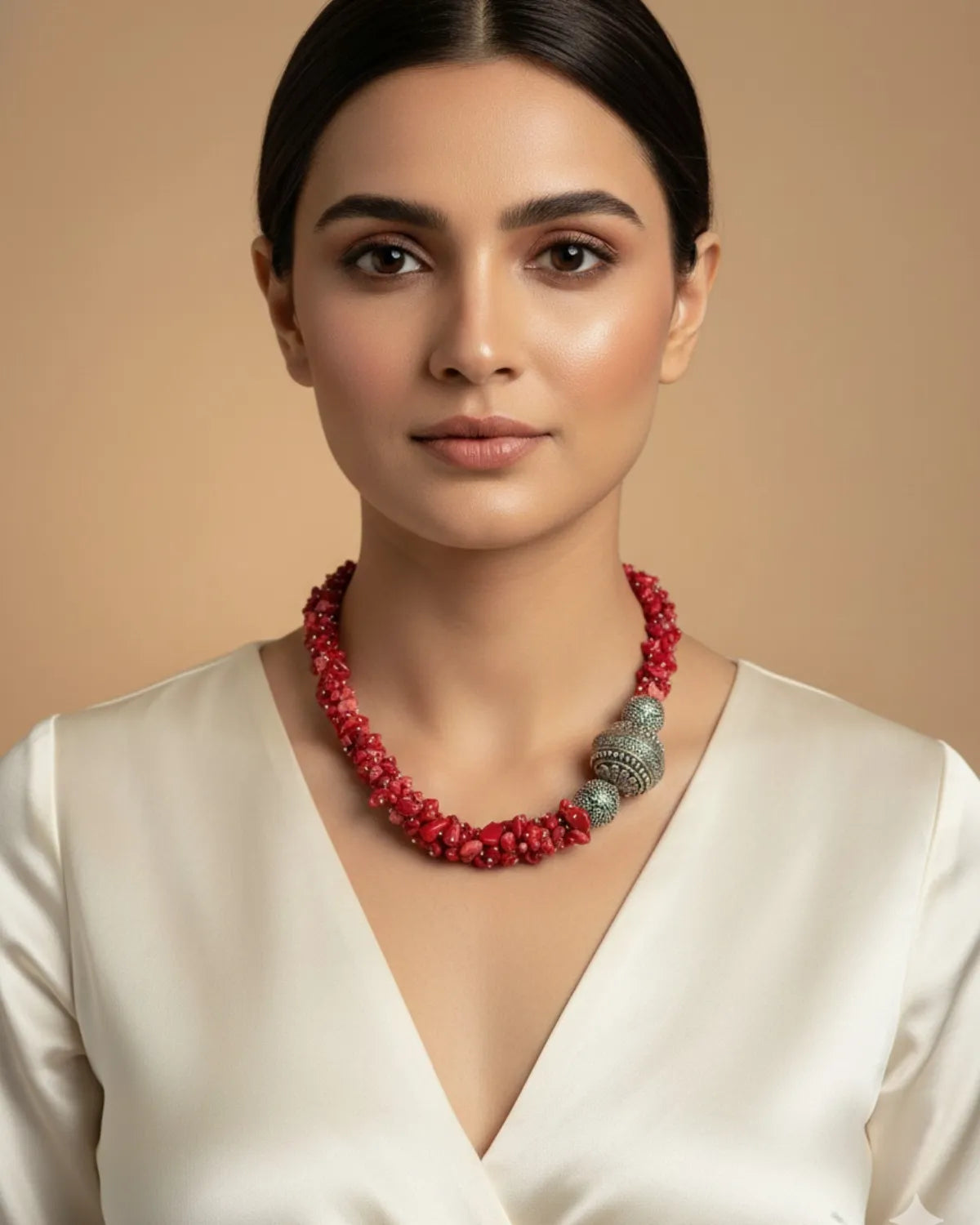 Rustic Reef Coral Necklace