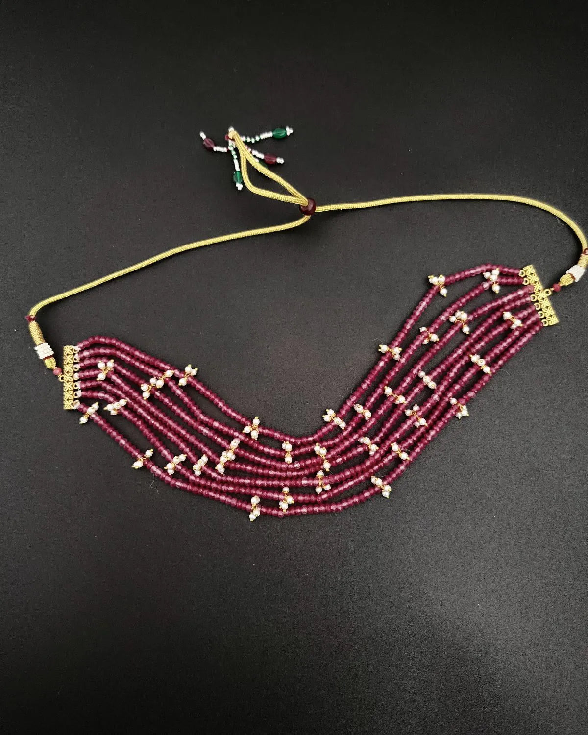 Jade Pearls Whisper Choker