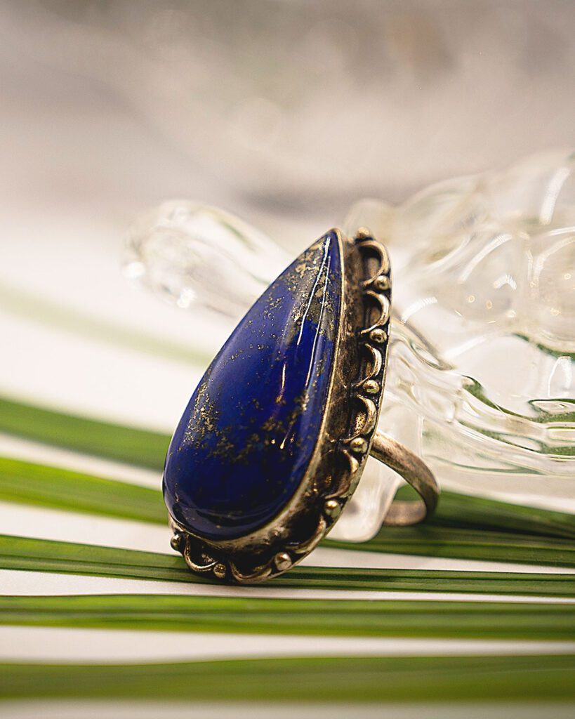 Lapis Lazuli Adjustable Ring