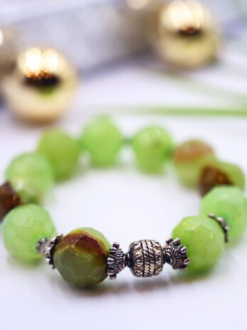 Free Spirit - Burmese Jade Stones Bracelet