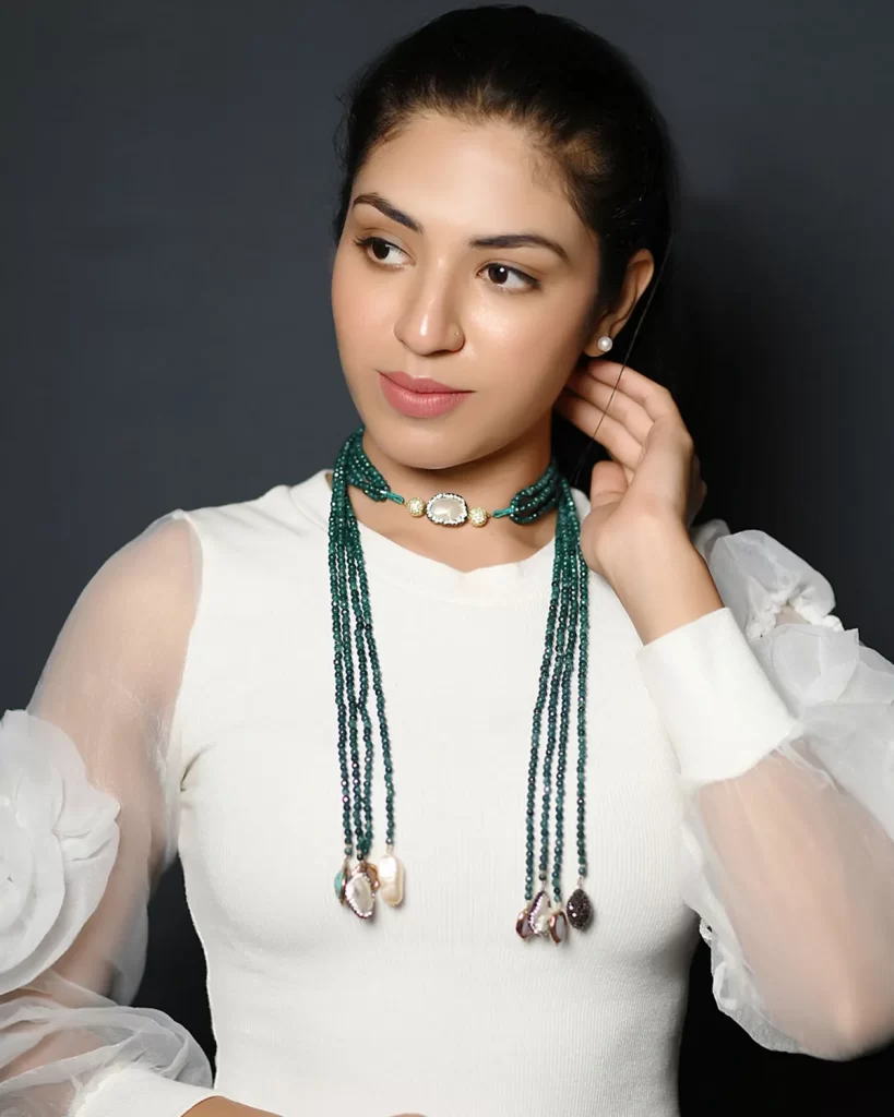 Forest Whispers - Jade Stones Multistrand, Multi styling Necklace