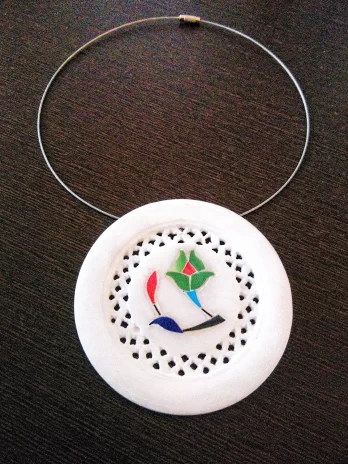 Marbella - Marble Pendant Nekclace