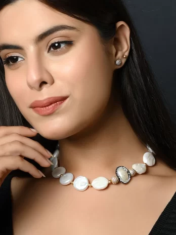 Serenity Necklace- Freshwater Pearls