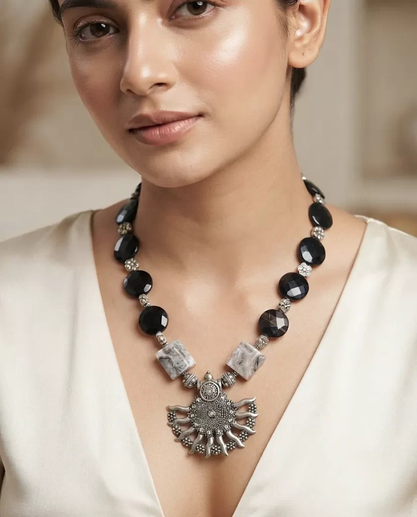 Gypsy Soul - Onyx Stones Necklace